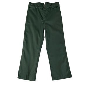 Brassada Pants Mens 38 x 32 Green Cinch Belt Western Cowboy Frontier USA Made